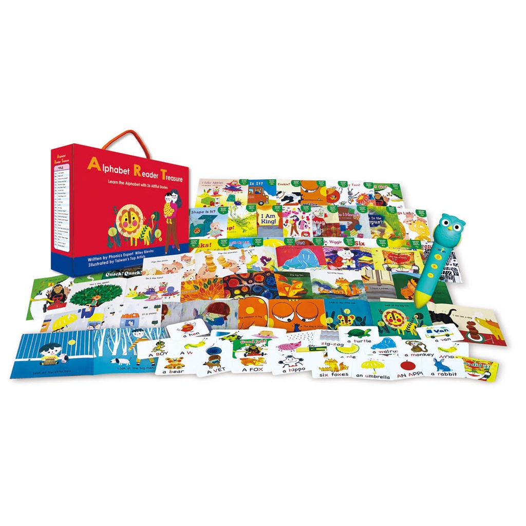 ALPHABET READER TREASURE 點讀版(內含26本小書+點讀筆+字卡){樂步客 Love Book}