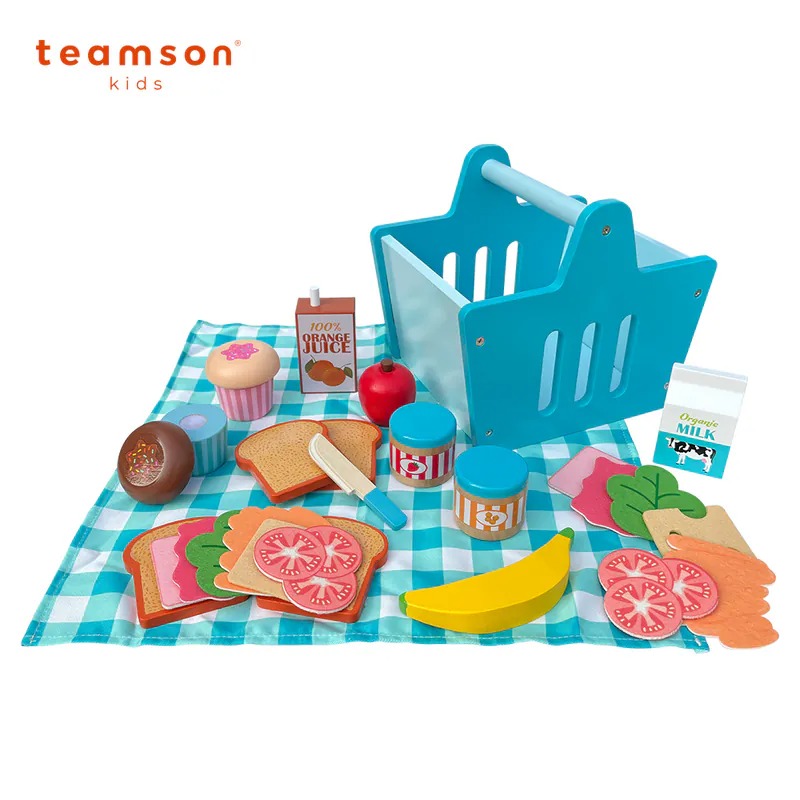 Teamson-木製小廚師野餐露營玩具組{樂步客 LoveBook}