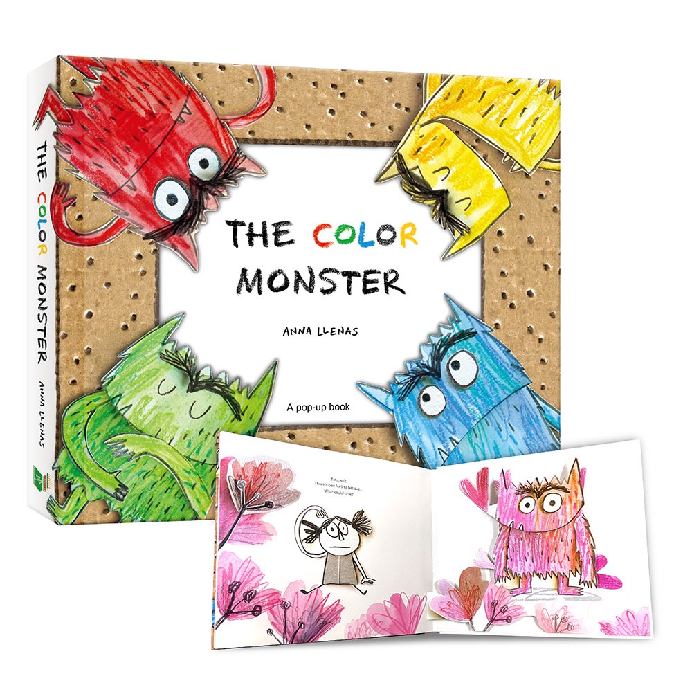  華碩~THE COLOR MONSTER 立體書 西班牙幼兒園 情緒教育{樂步客 LoveBook}